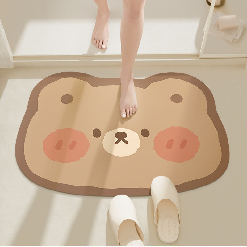 Playful Penguin Bath Mat