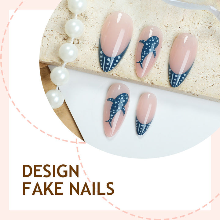 Creative nail set with maritime design Kalsten