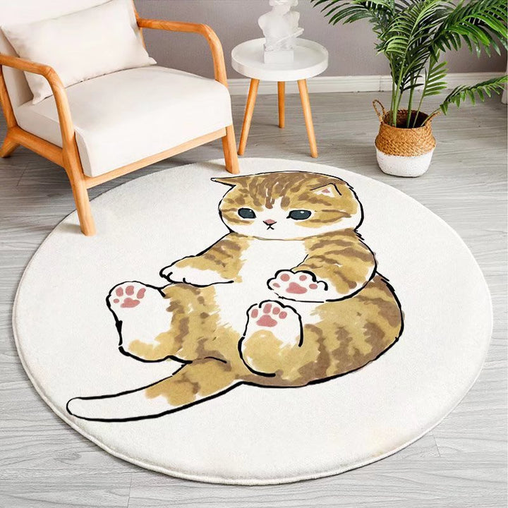 Cartoon-Themed Round Area Rug Kalsten