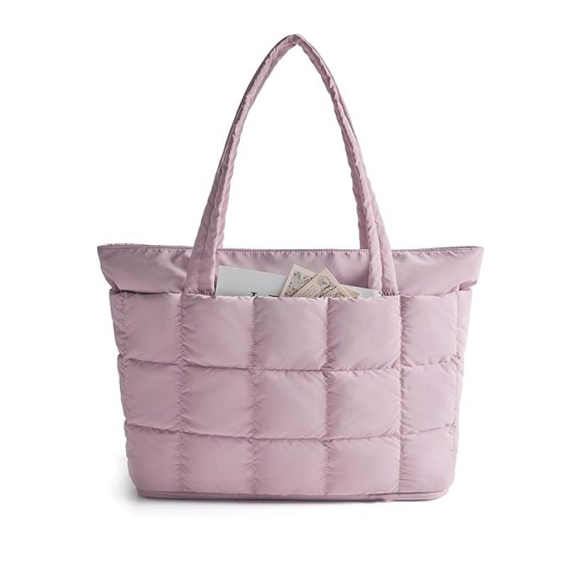 Practical Tote Bag with Quilted Design Kalsten
