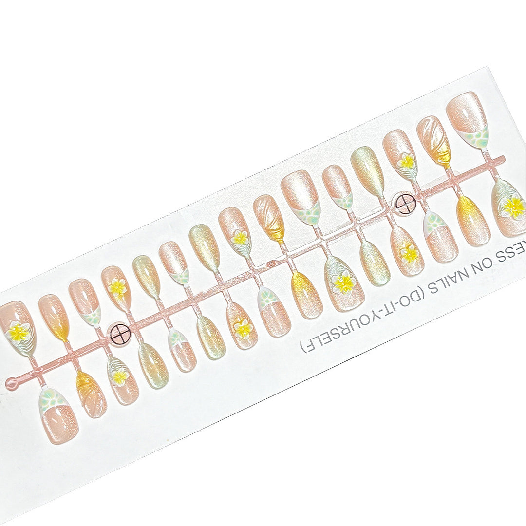 Floral Art Press-On Nail Tips Kalsten