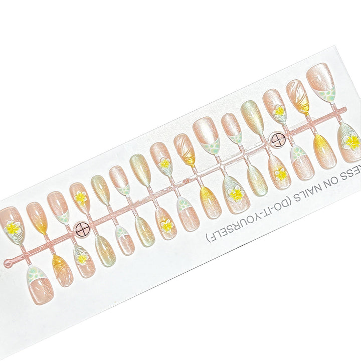 Floral Art Press-On Nail Tips Kalsten