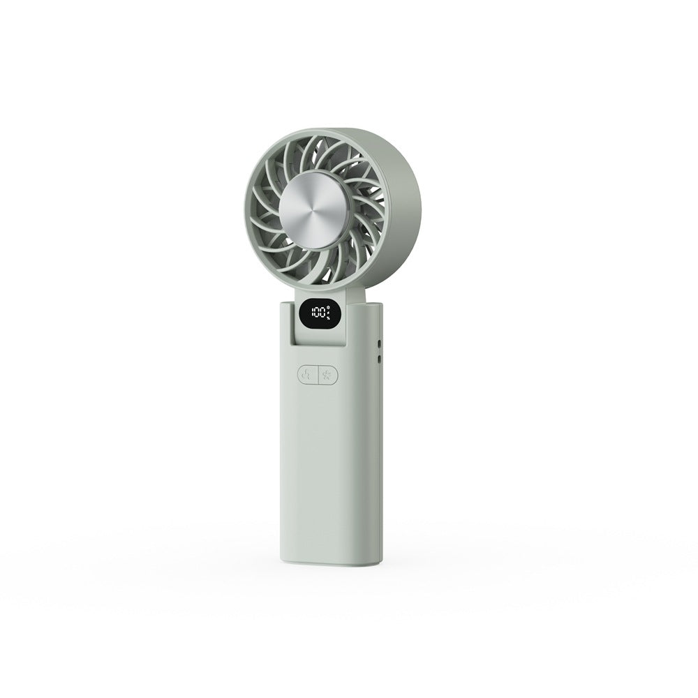 Unisex nan compact portable hand fan with LED battery display and USB-C charging port Kalsten
