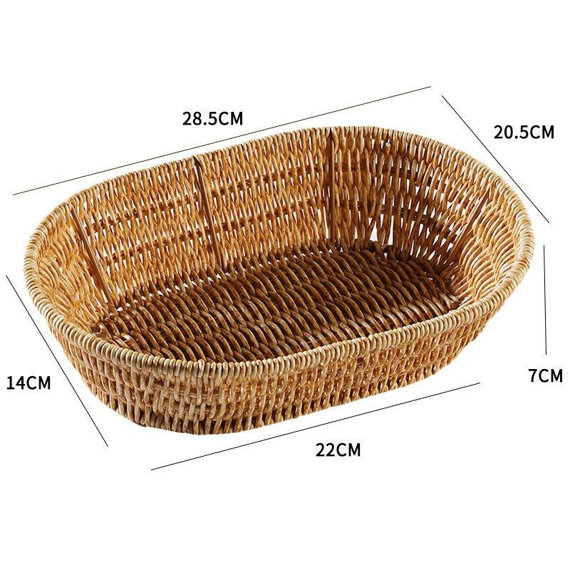 Handwoven Decorative Storage Tray Kalsten