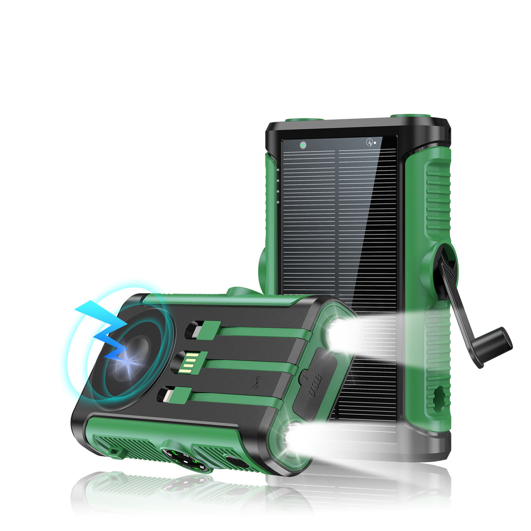 Multifunctional Solar Powerbank with Hand Crank Kalsten