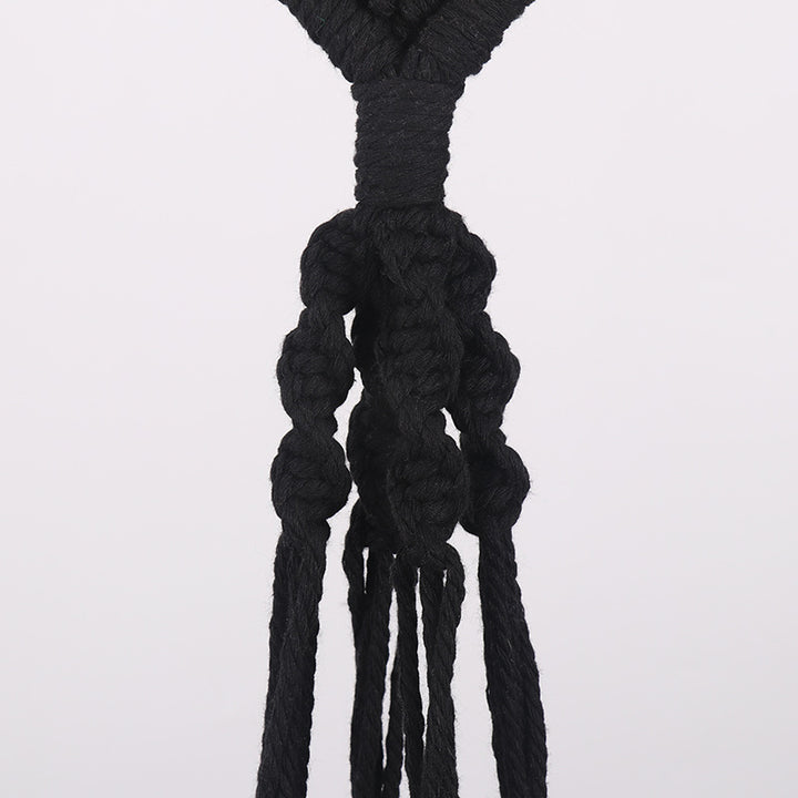 Macrame Plant Hanger with Decorative Design Kalsten