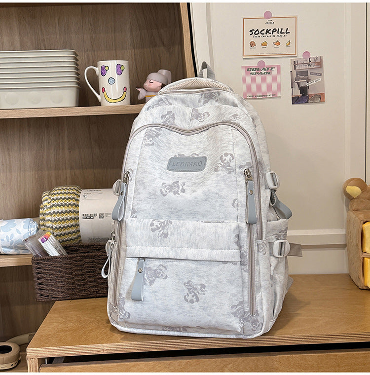 Casual Multi-Compartment School Backpack Kalsten