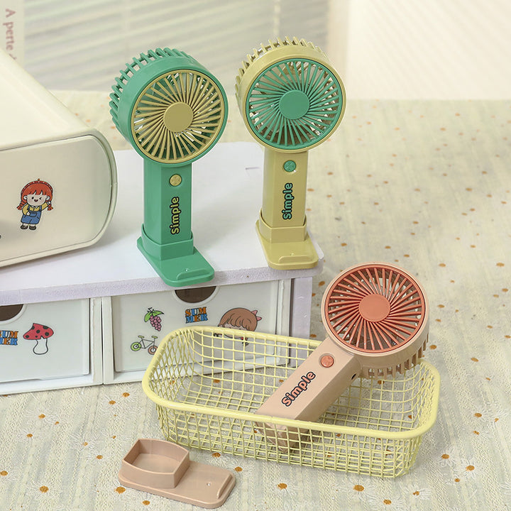 Ladies portable hand fan with variable speed control and ergonomic design Kalsten