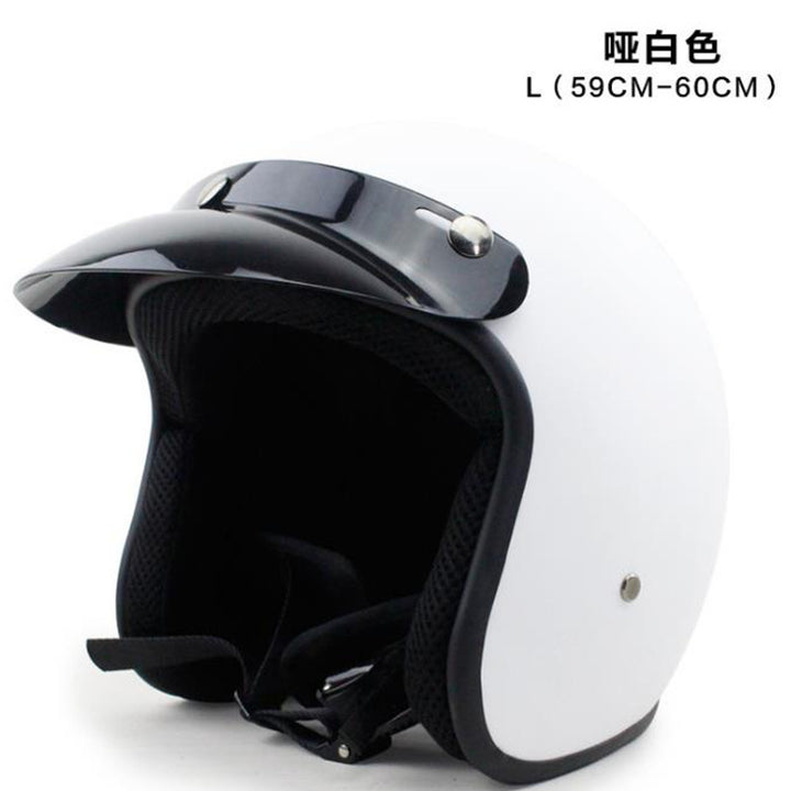 Classic Open-Face Motorcycle Helmet Kalsten