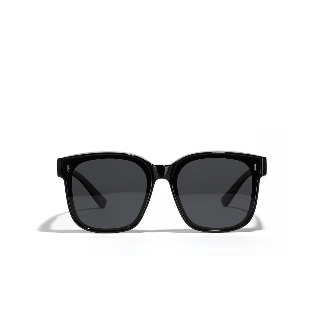 Women's square sunglasses with modern, glossy frame and UV protection Kalsten