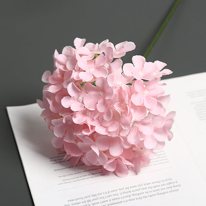 Realistic Floral Hydrangea Stem