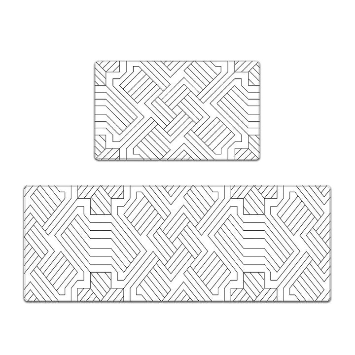 Artistic Geometric Pattern Area Mat Set Kalsten