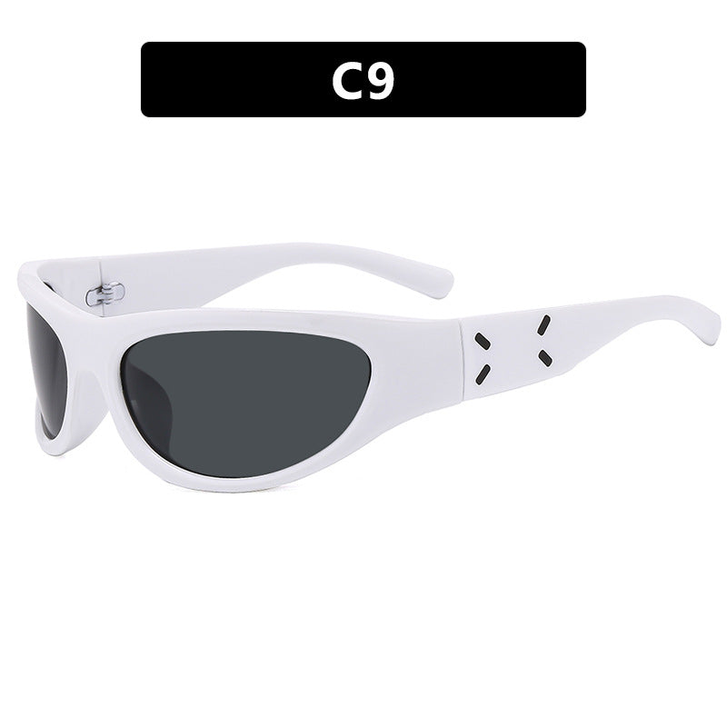Women's sports sunglasses with ergonomic design and polarized lenses Kalsten