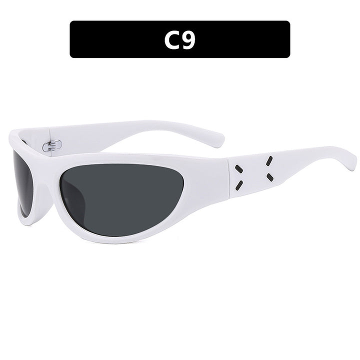 Women's sports sunglasses with ergonomic design and polarized lenses Kalsten