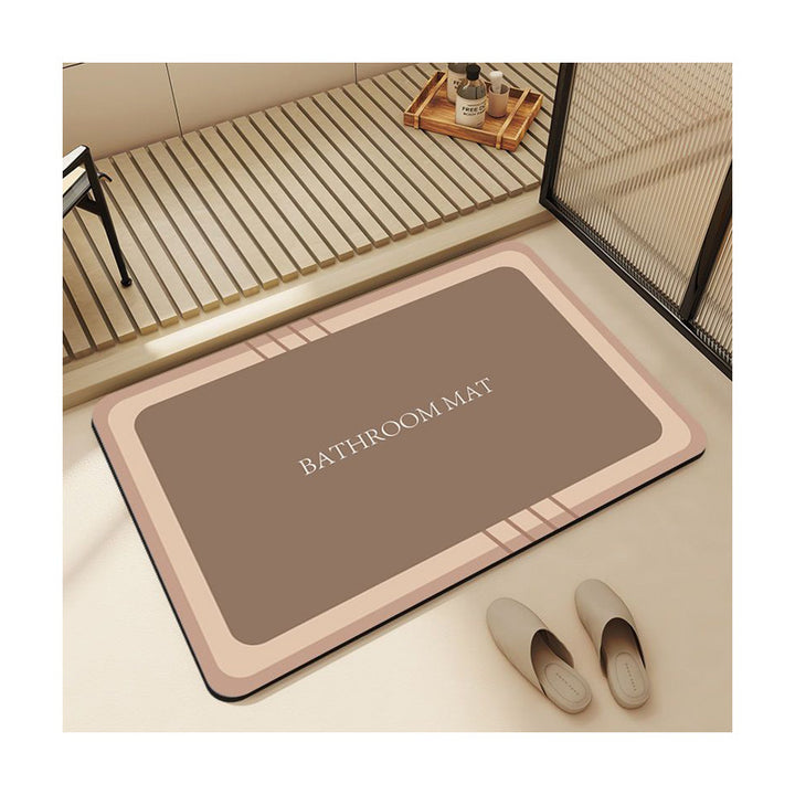 Elegant Bathroom Mat Kalsten