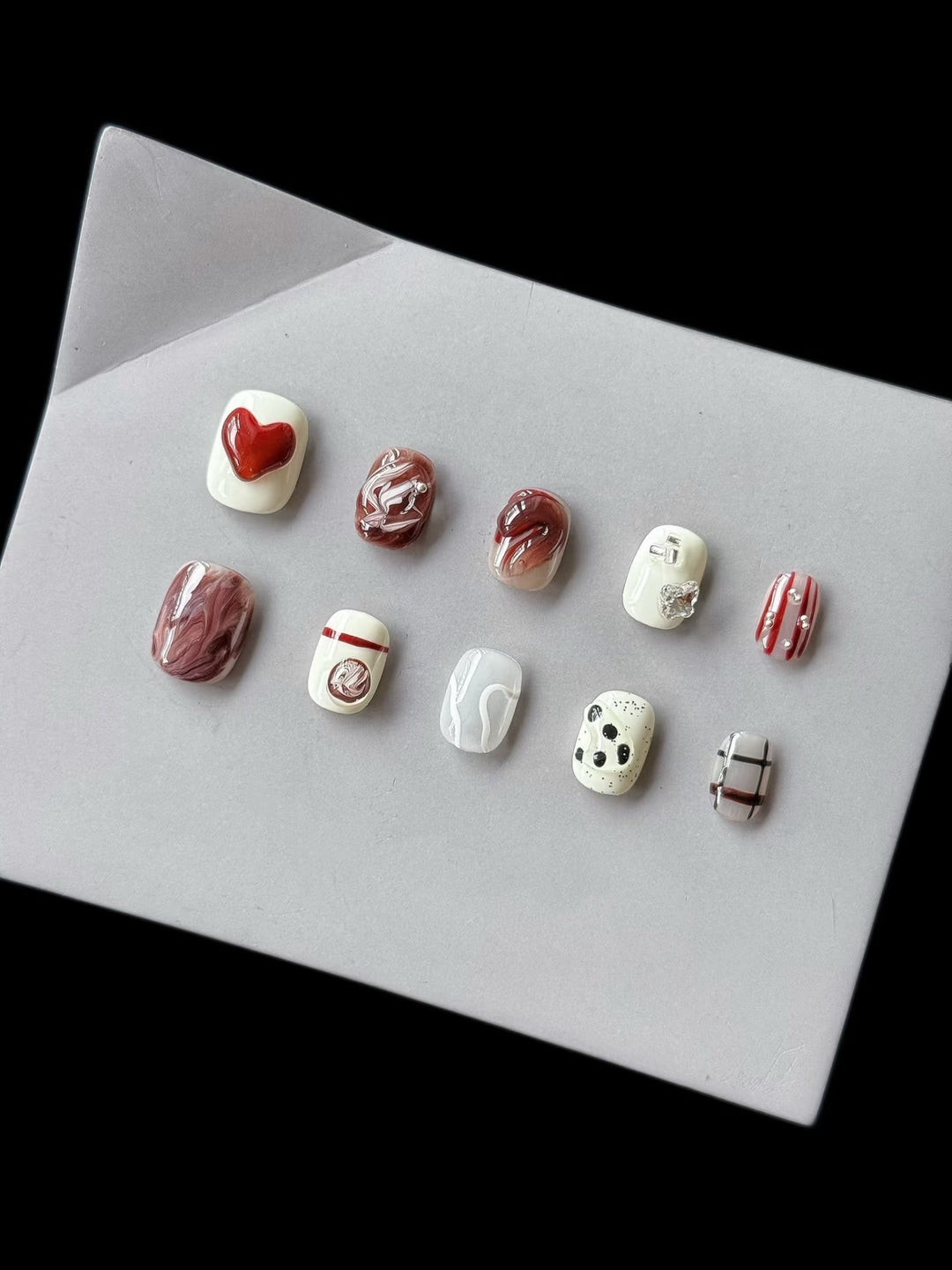 Creative Press-On Nail Art Set