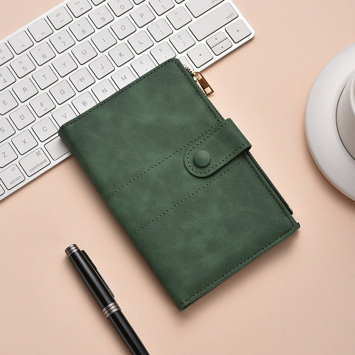 Premium Leather Zippered Journal Organizer Kalsten