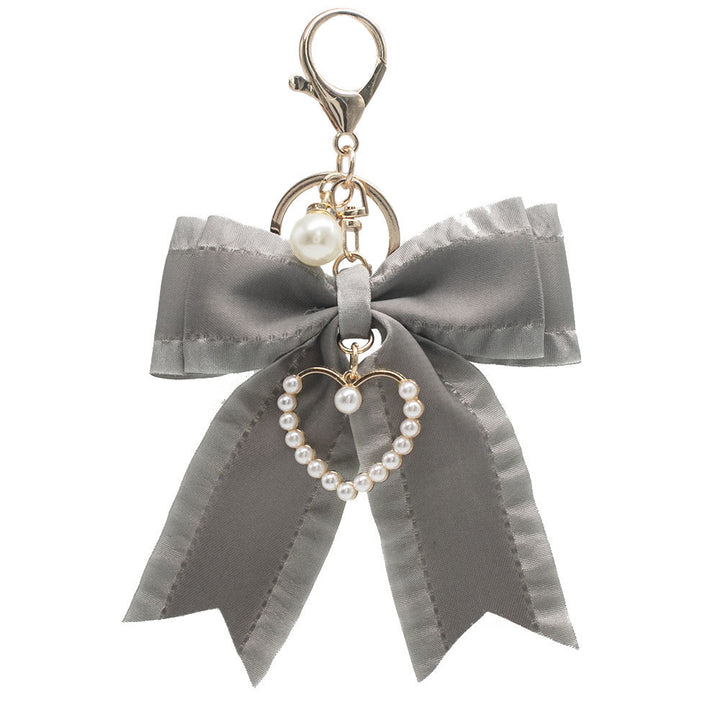 Elegant Heart-Shaped Bow Keychain Kalsten