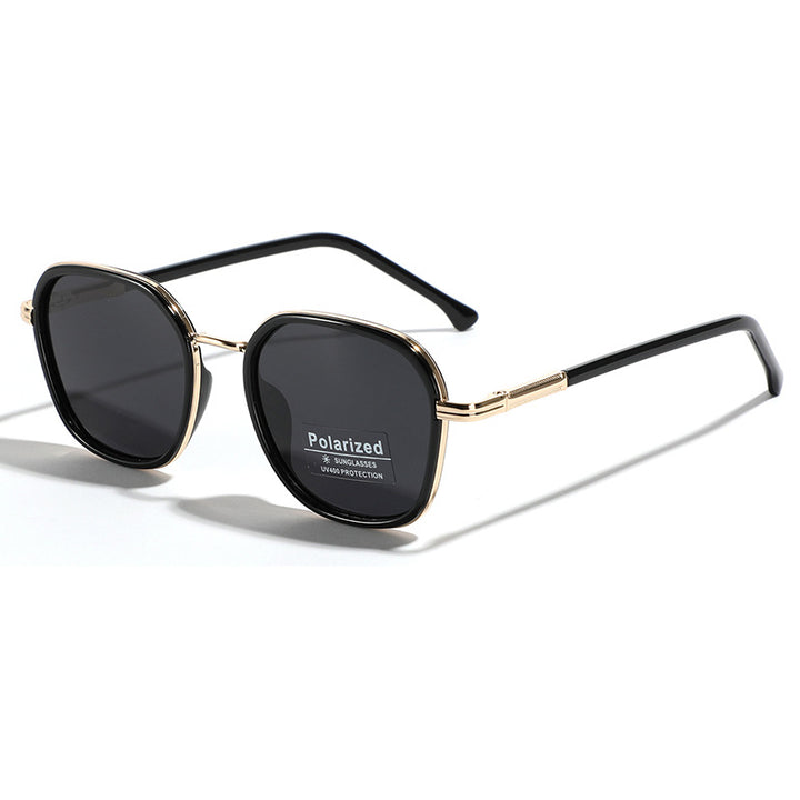 Women's geometric polarized sunglasses with stylish metal frame Kalsten