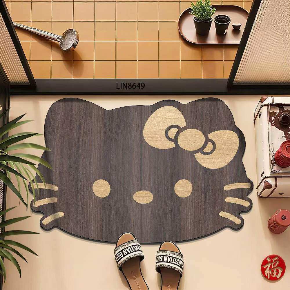 Cute Animal-Themed Bathroom Mat