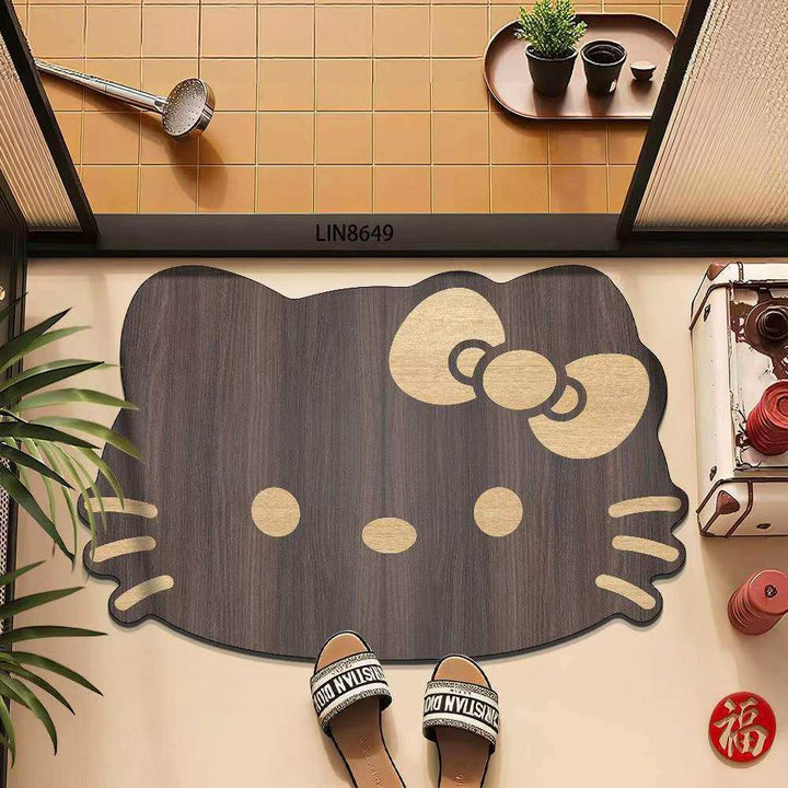 Cute Animal-Themed Bathroom Mat