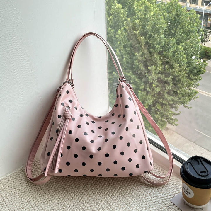 Stylish Polka Dot Tote Bag
