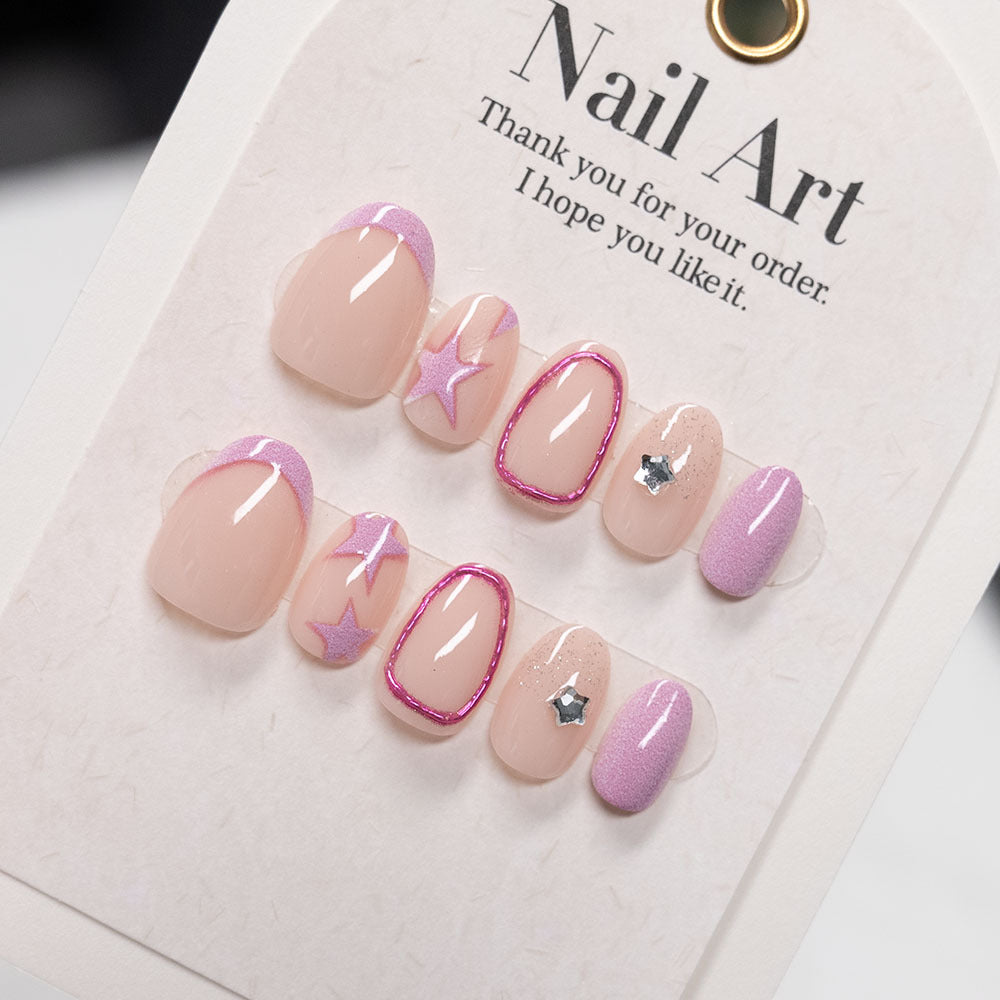 Artistic Gel Nail Art Design