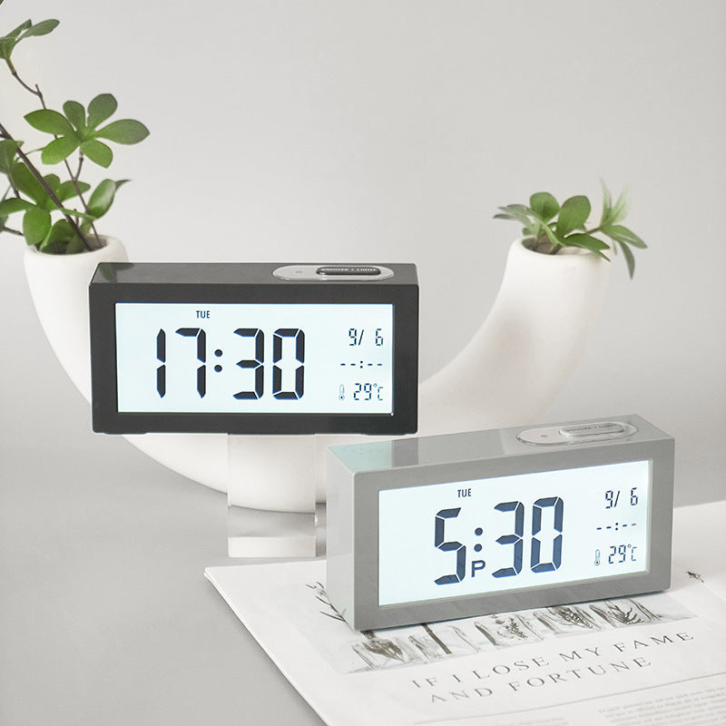 Digital Alarm Clock with Large Contrasting LED Display and Temperature Display Kalsten