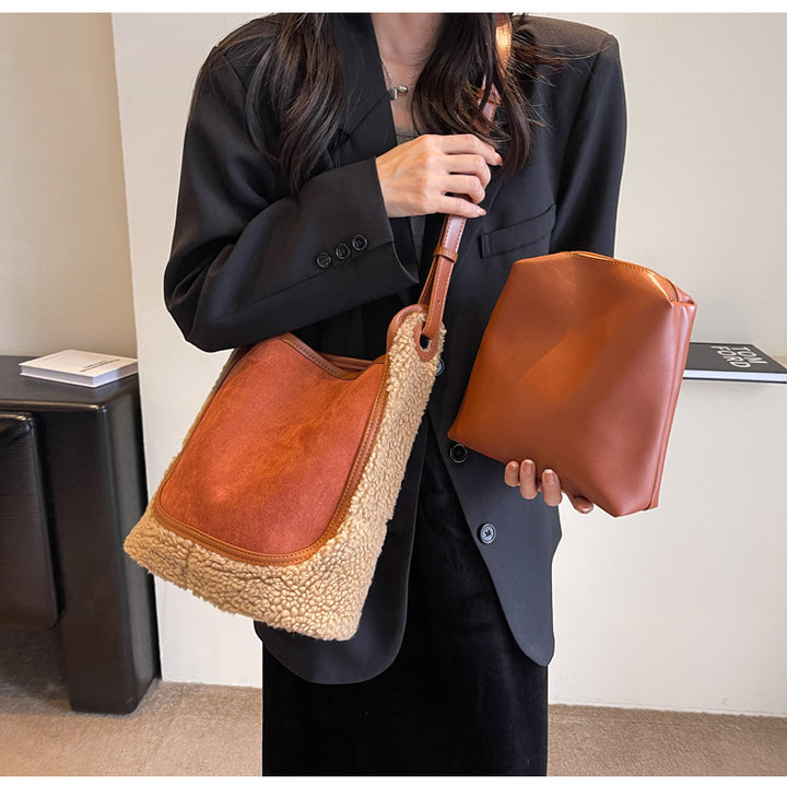 Suede Crossbody Bag