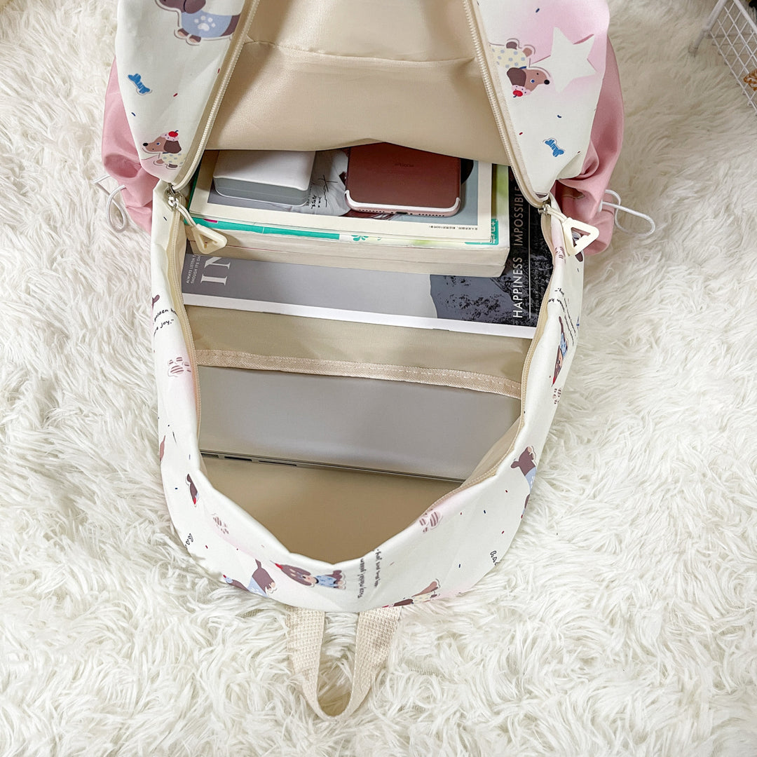 Plush Backpack with Animal Motif and Multifunctional Design Kalsten