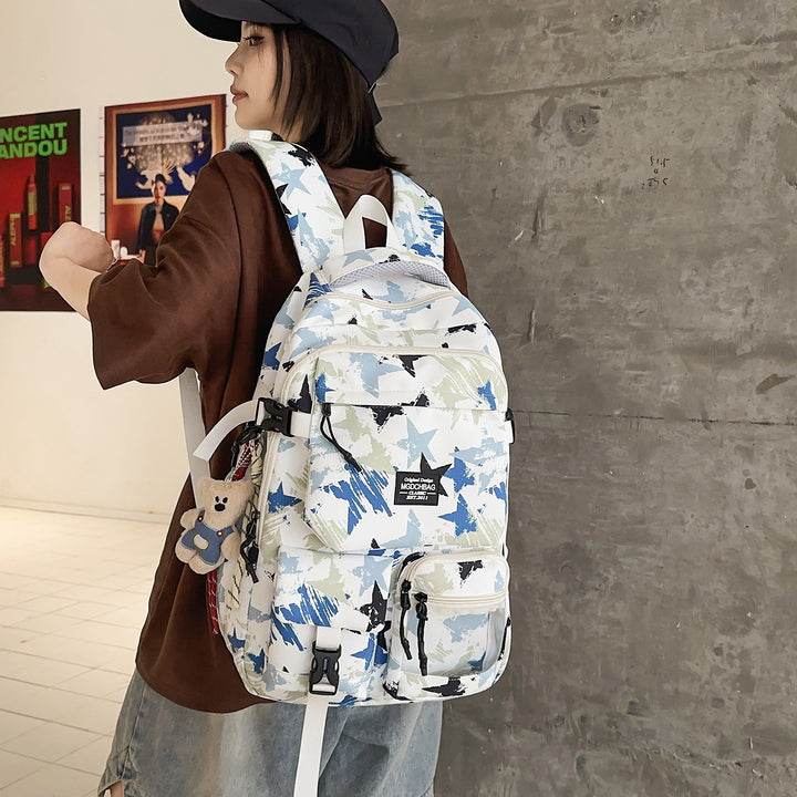 Versatile Star Patterned Backpack Kalsten