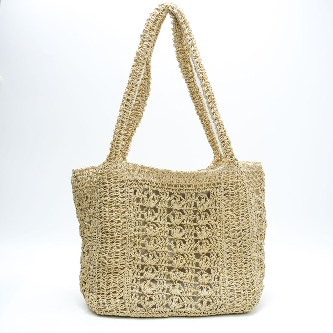 Boho Style Handbag Made of Braided Natural Material Kalsten