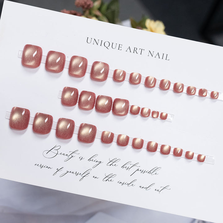 Elegant Metallic Nail Art