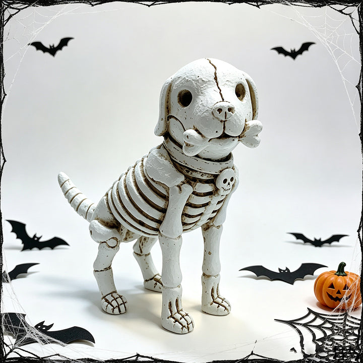 Decorative Dog Skeleton Figurine Kalsten