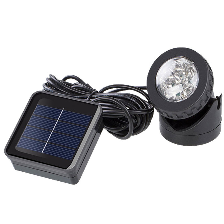 Adjustable Solar LED Landscape Spotlight With External Photovoltaic Panel And Extended Low-Voltage Cable Kalsten