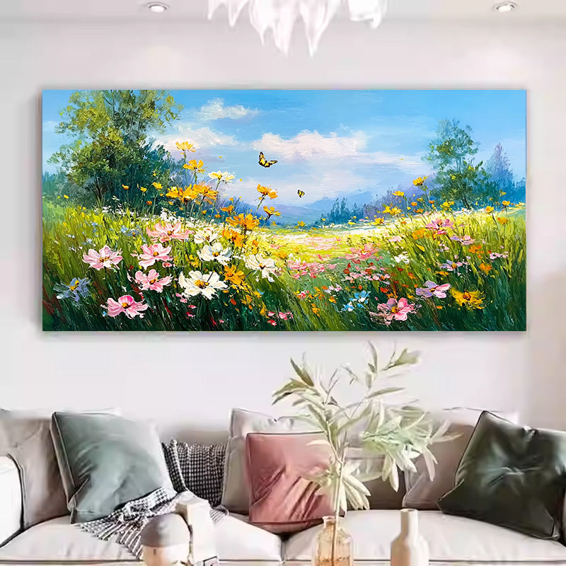 Floral Landscape Canvas Art