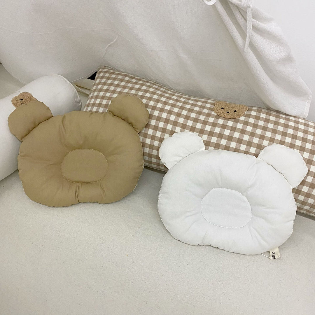 Infant Ergonomic Head-Shaping Cushion Pillow with Bear Ears
