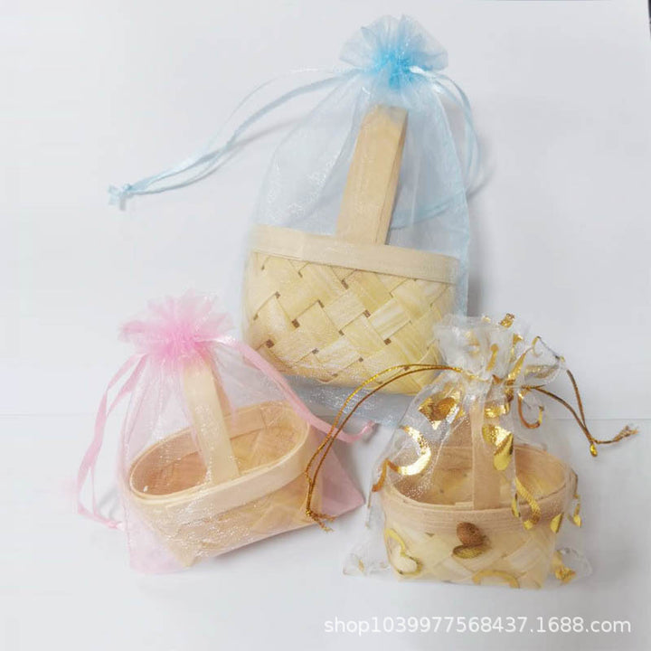 Decorative Mini Woven Gift Basket Kalsten