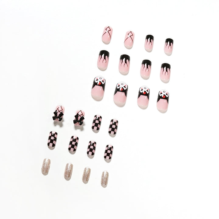 Artistic Nail Extensions with Whimsical Design Kalsten