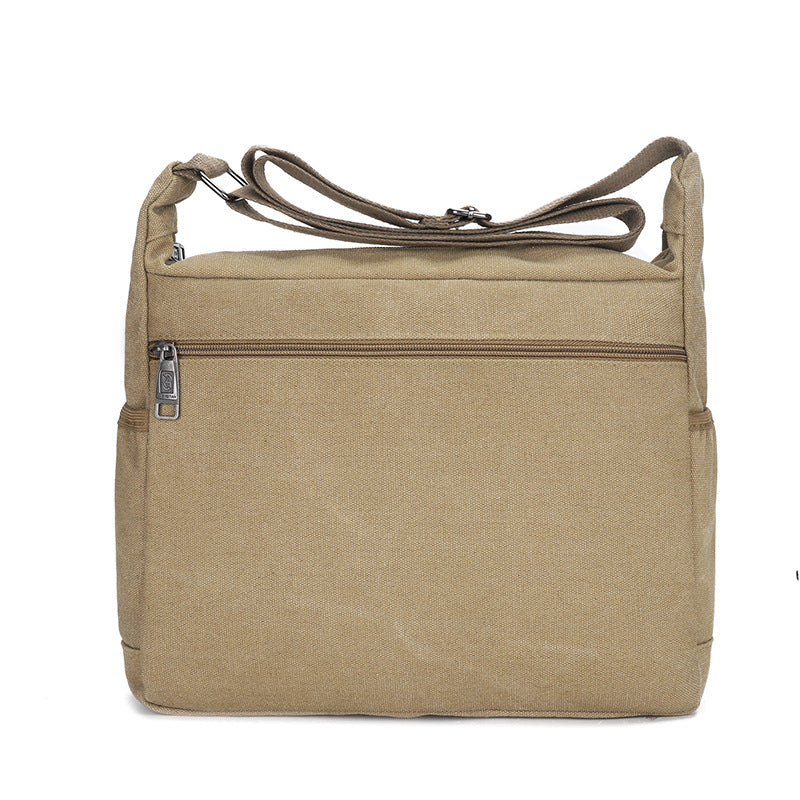 Versatile Canvas Messenger Bag