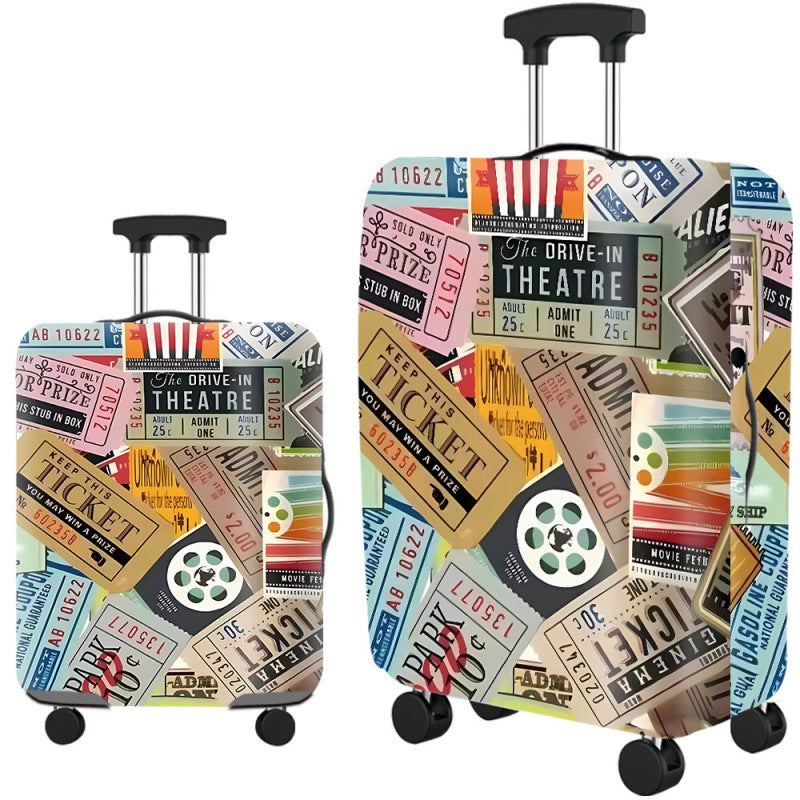 Ladies hard-shell suitcase with playful dog motif Kalsten