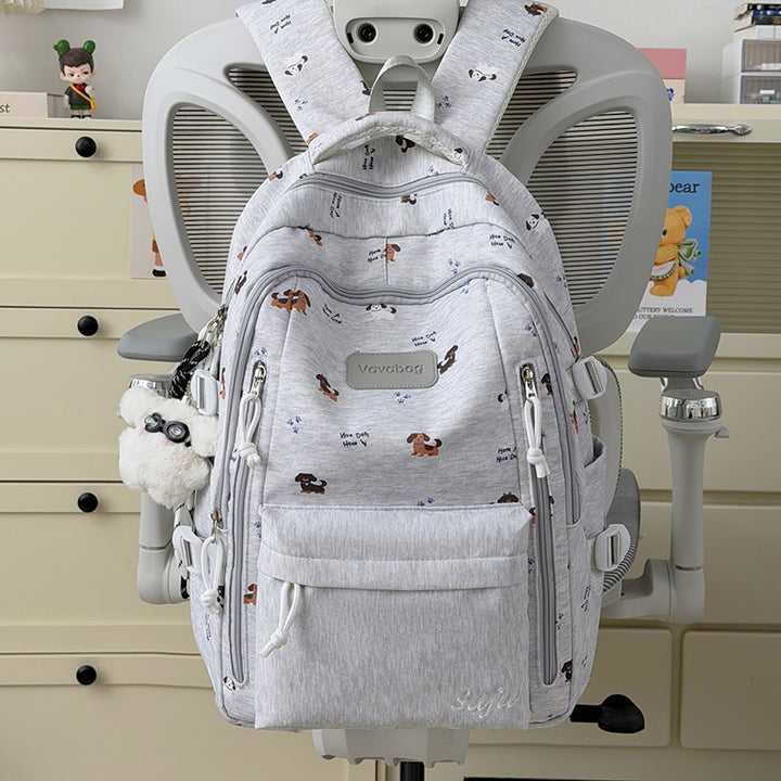 Playful Dog-Themed School Backpack Kalsten