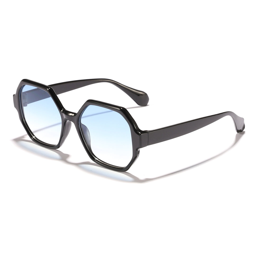 Women's fashionable sunglasses with hexagonal frame and UV protection Kalsten