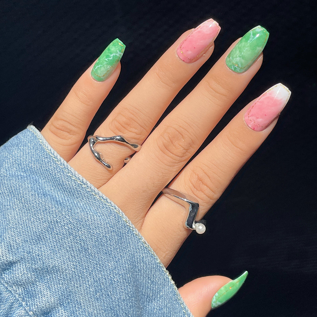 Artistic Press-On Nail Extensions Kalsten