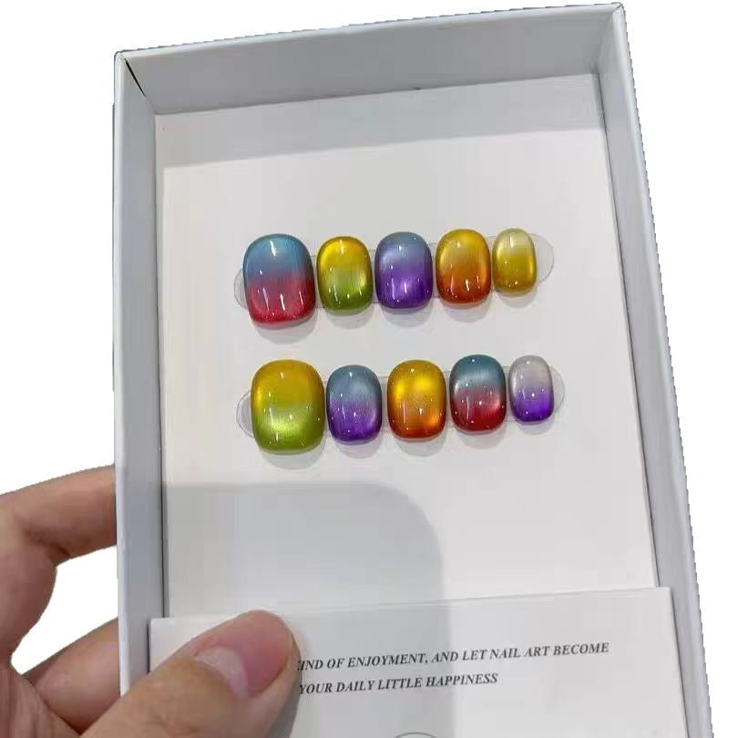 Gradient Ombre Press-On Nails Kalsten