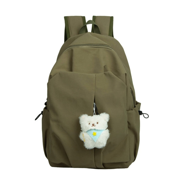 Backpack with High-Quality Craftsmanship and Cute Teddy Pendant Kalsten
