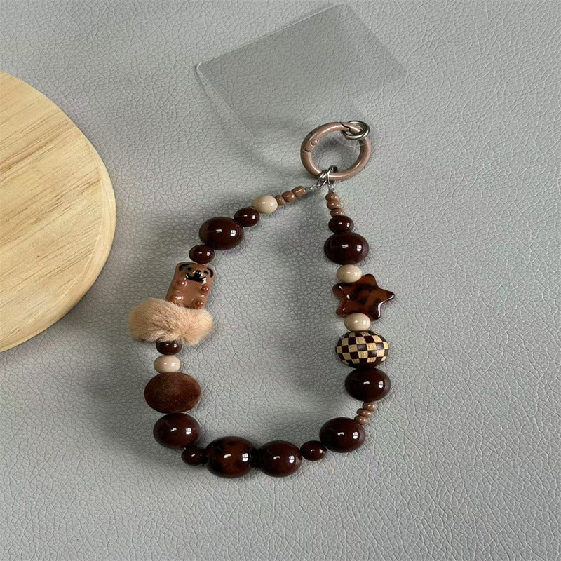Decorative Beaded Keychain Holder Kalsten