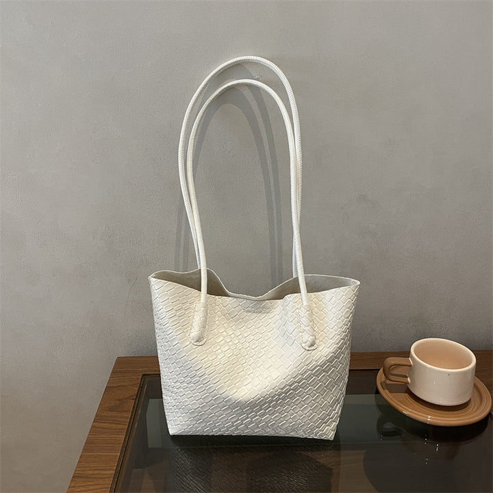 Woven Textured Handbag