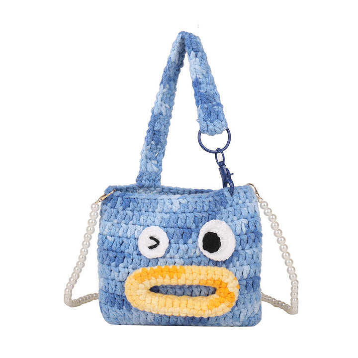 Cute Crochet Animal-Themed Handbag