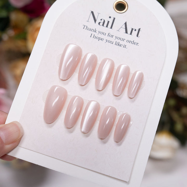 Glossy Almond Shape Press-On Nails